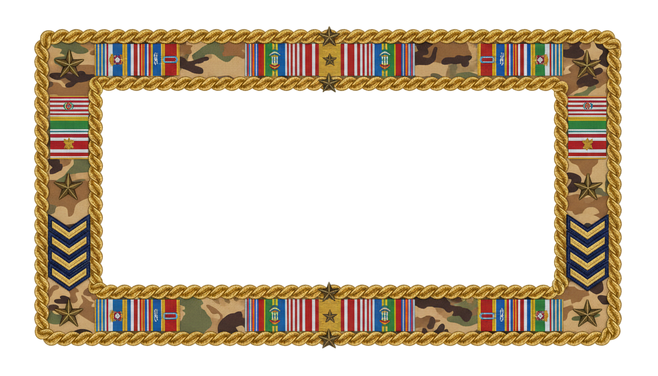 army dress frame png PNG transparent background