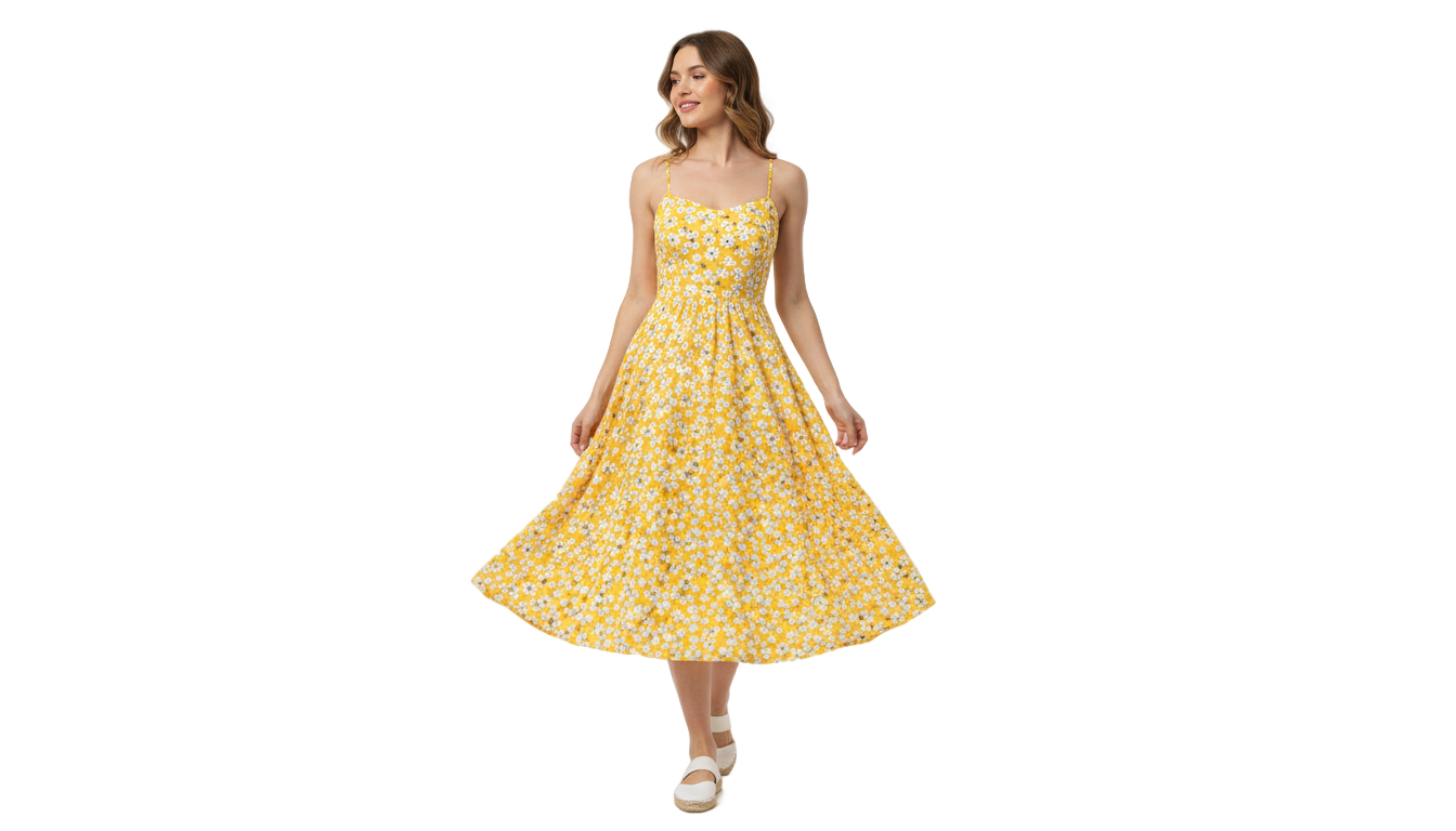 sun dress png PNG transparent background