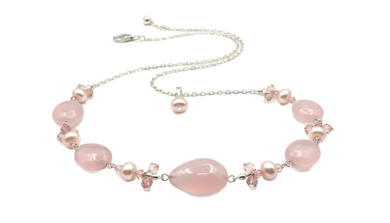 pink necklace png PNG transparent background