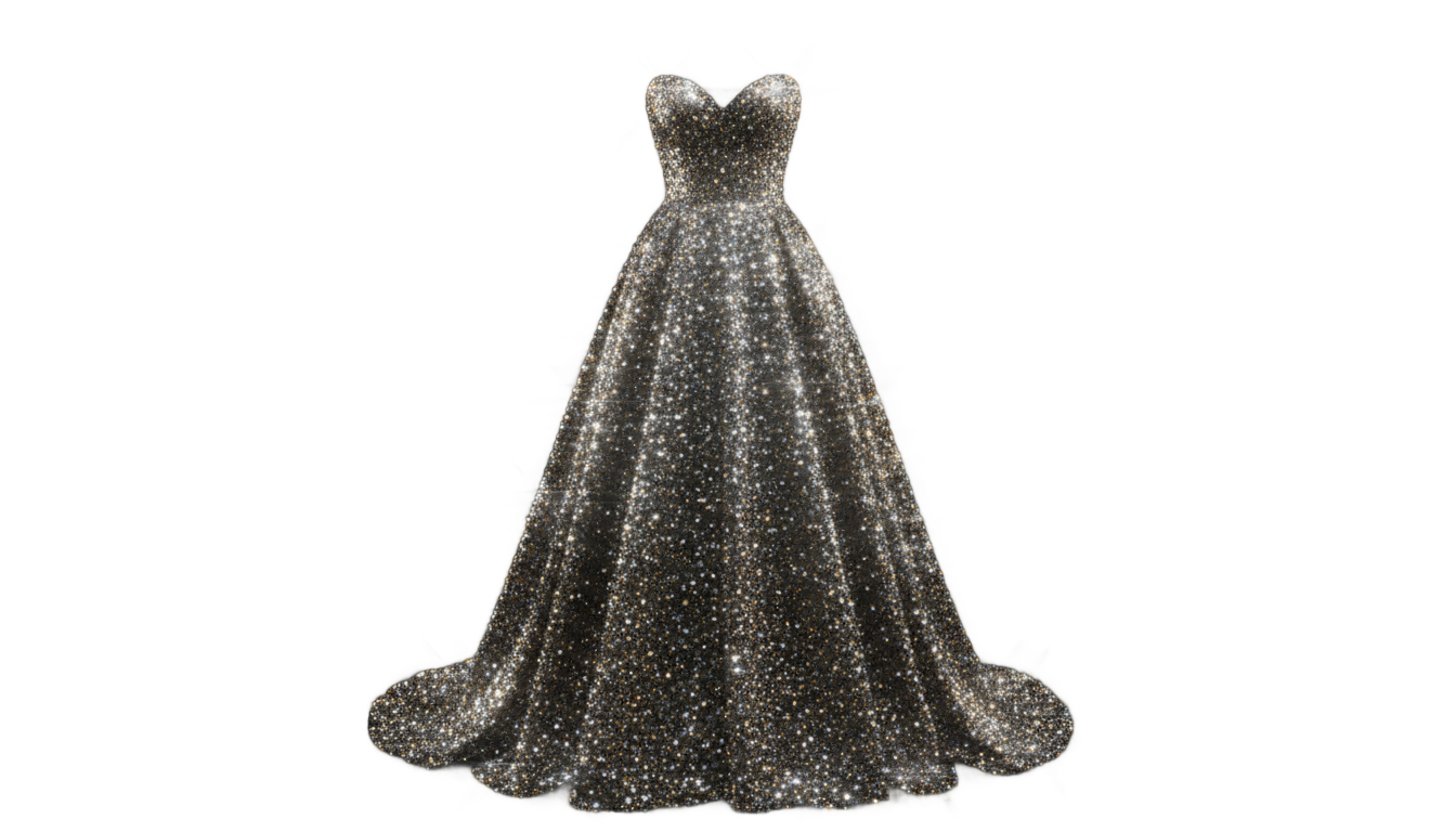 glitter dress png PNG transparent background