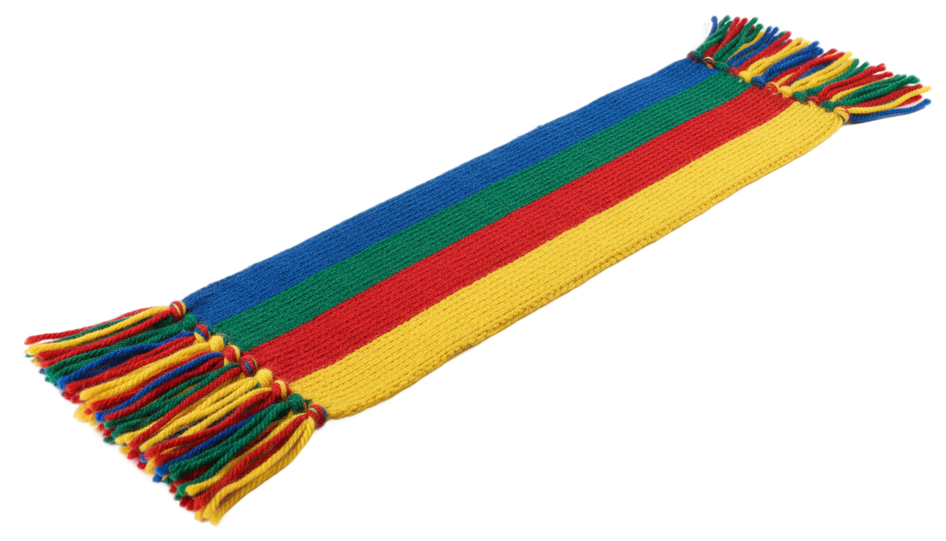 football scarf png PNG transparent background