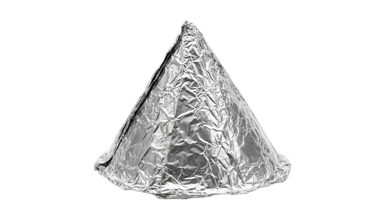 tin foil hat png PNG transparent background