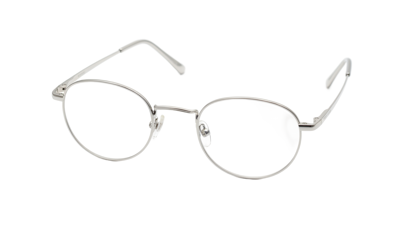 silver glasses png PNG transparent background