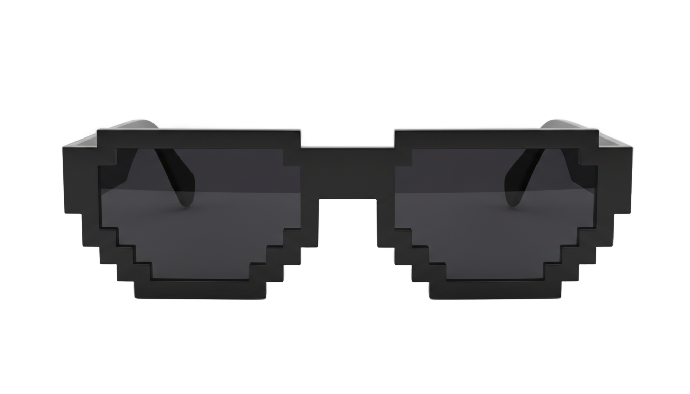 deal with it glasses png PNG transparent background
