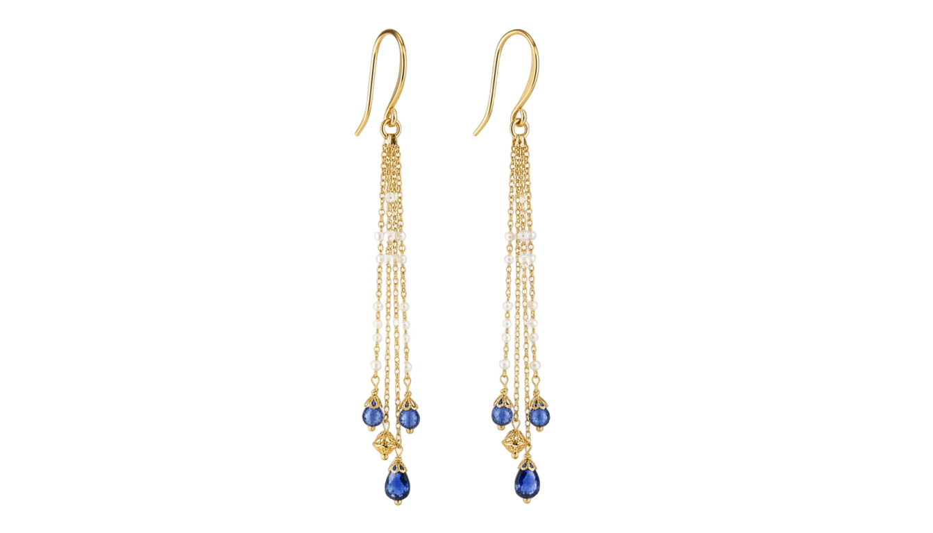 long earrings png PNG transparent background