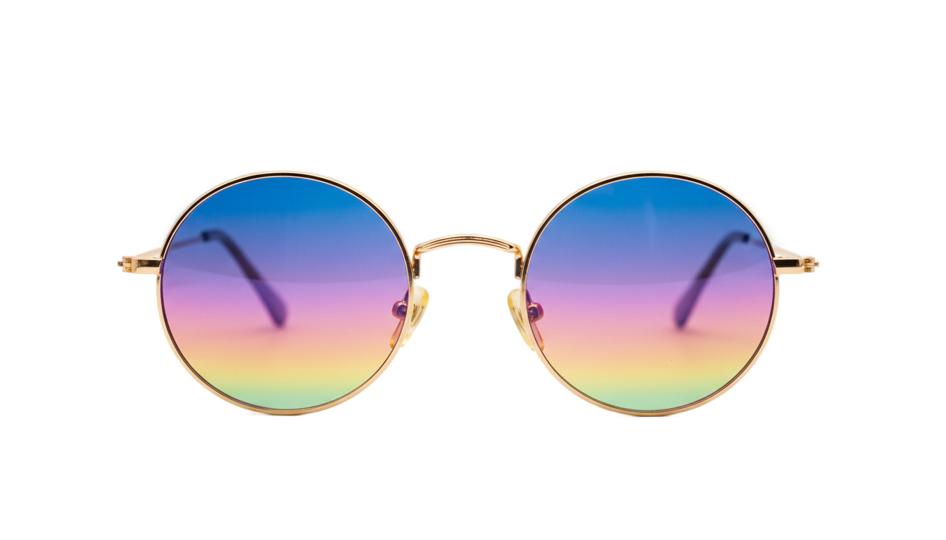 hippie glasses png PNG transparent background