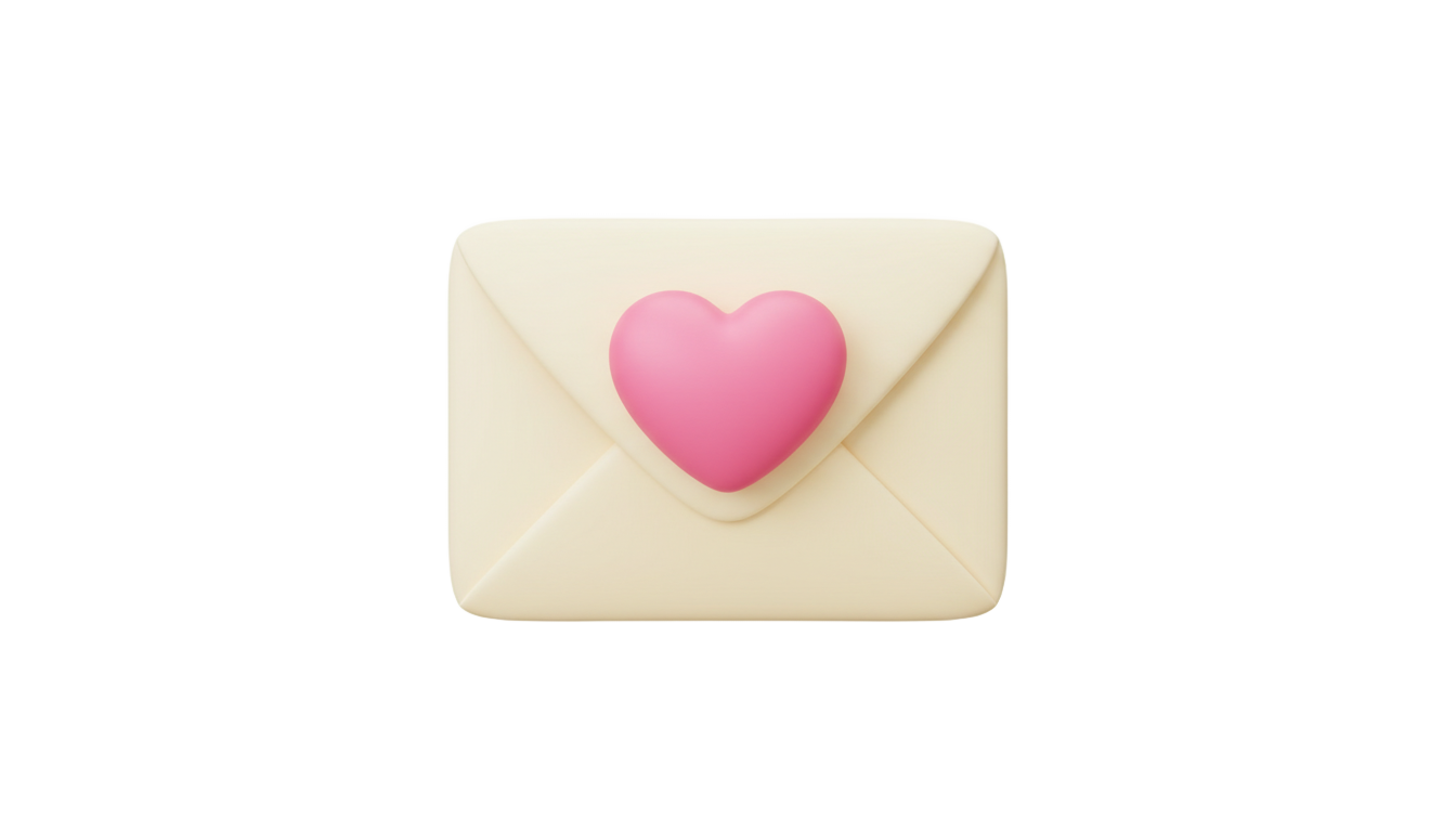 heart envelope emoji png PNG transparent background