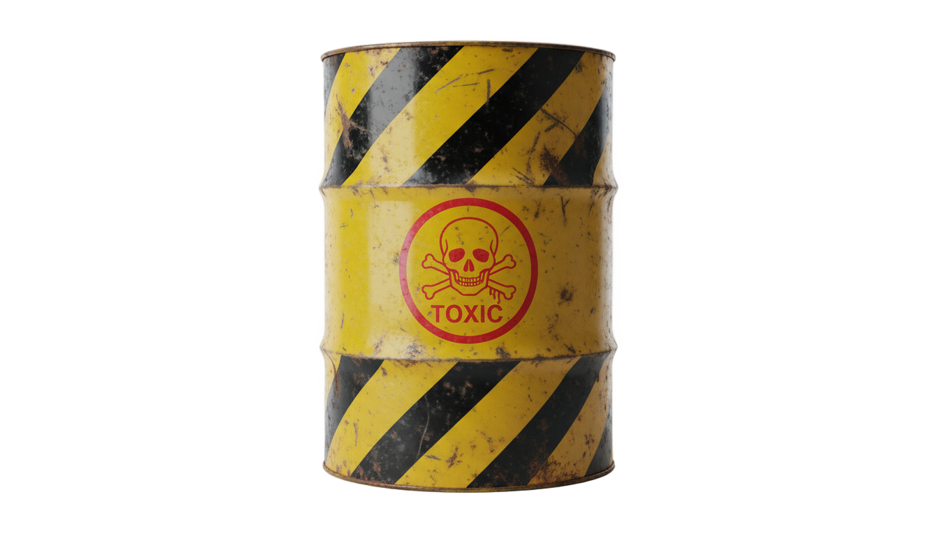 toxic barrel png PNG transparent background
