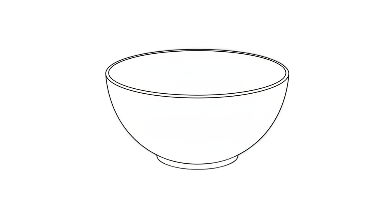 bowl outline png PNG transparent background
