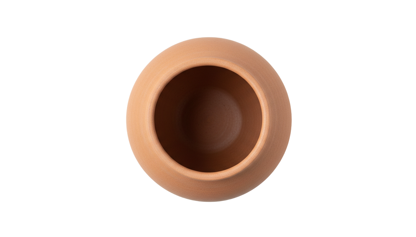 vase top view png PNG transparent background