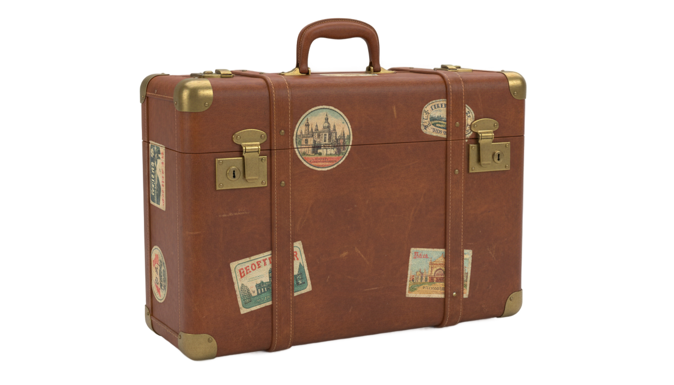 suitcase illustration png PNG transparent background