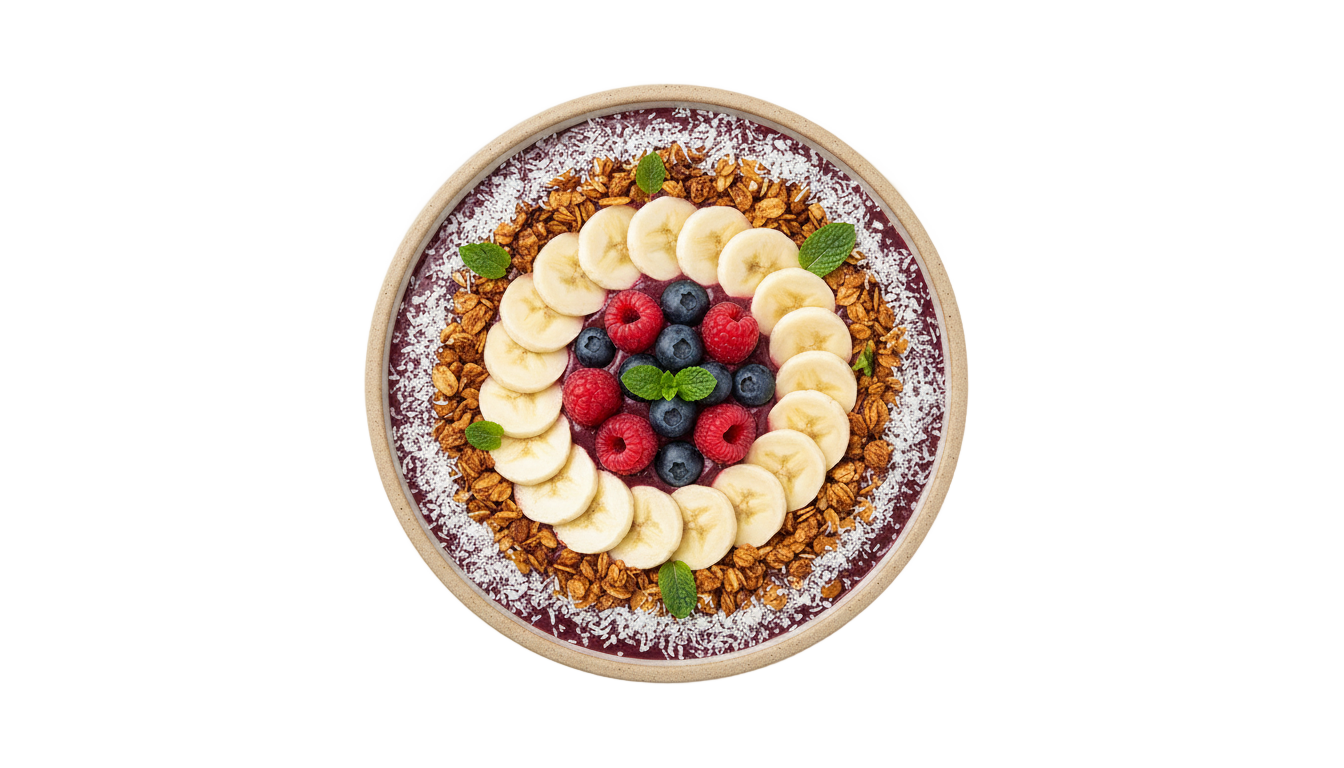 acai bowl png PNG transparent background