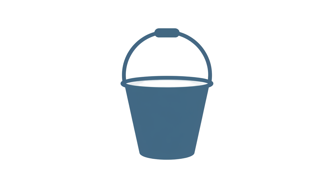 bucket logo png PNG transparent background