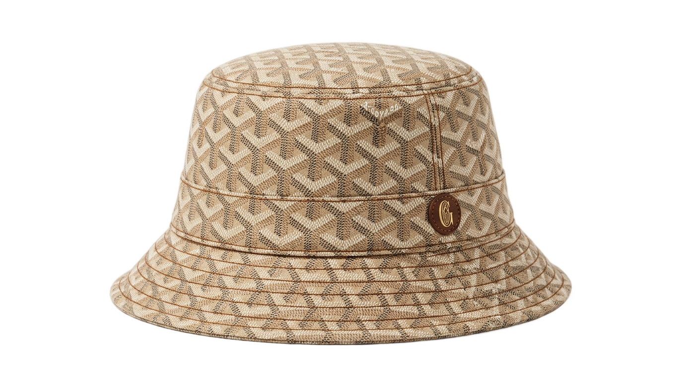 goyard bucket hat png PNG transparent background