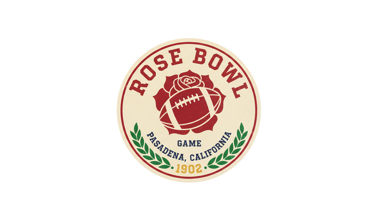 rose bowl logo png PNG transparent background