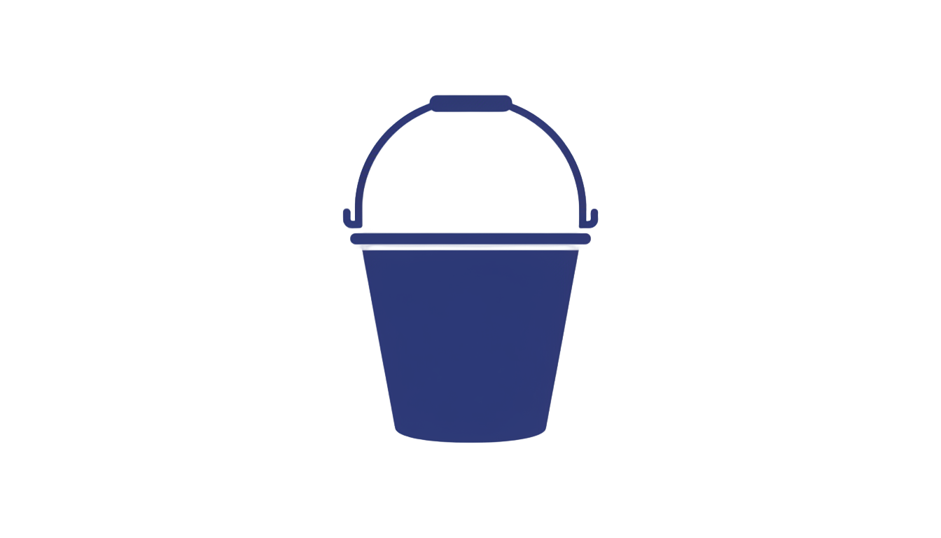 bucket logo png PNG transparent background