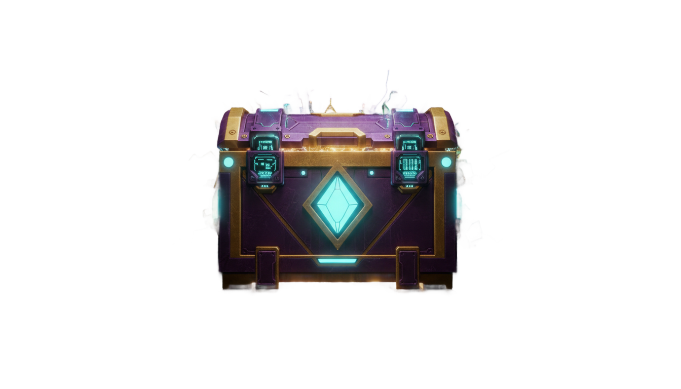 free fire diamond crate png PNG transparent background