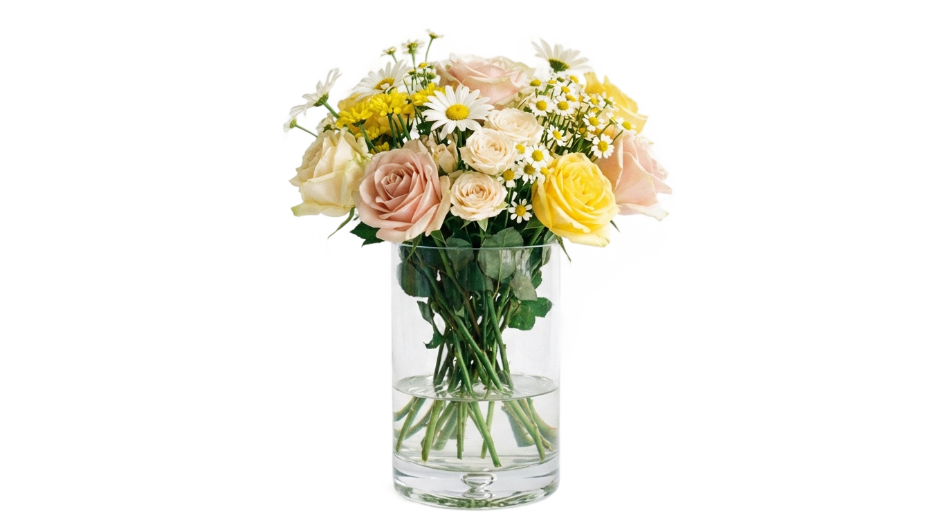 real flower vase png PNG transparent background