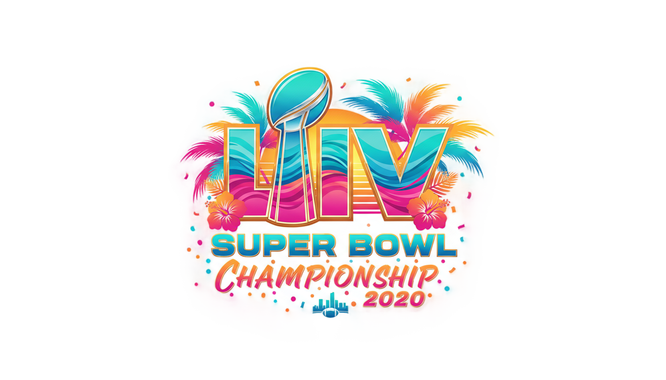 super bowl 2020 logo png PNG transparent background