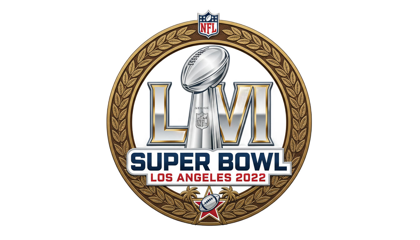 super bowl lvi logo png PNG transparent background
