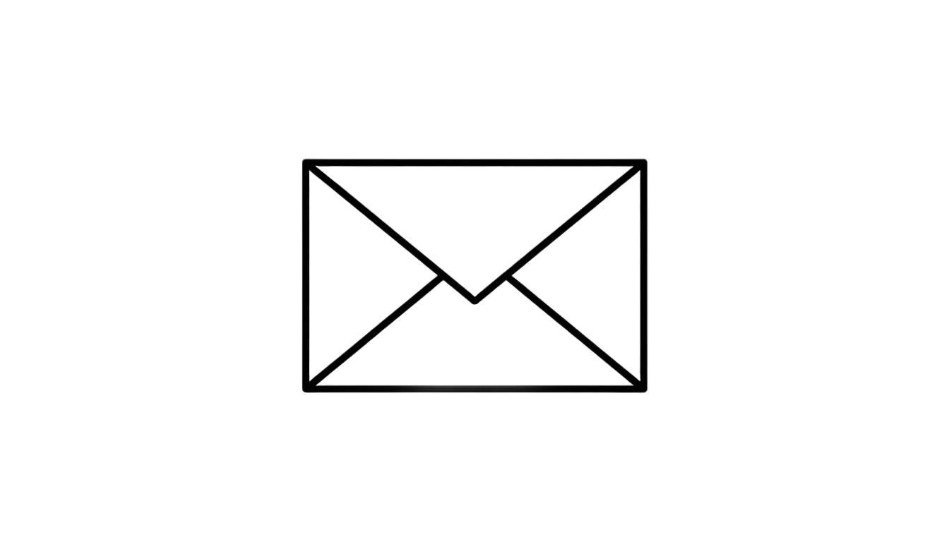 envelope clipart black and white png PNG transparent background