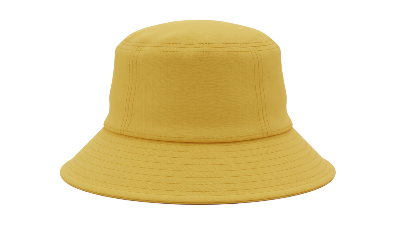 yellow bucket hat png PNG transparent background