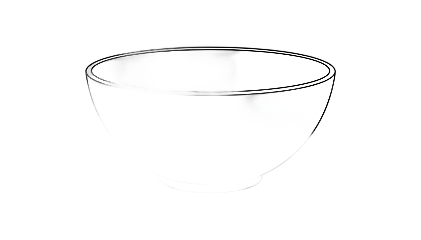 bowl outline png PNG transparent background