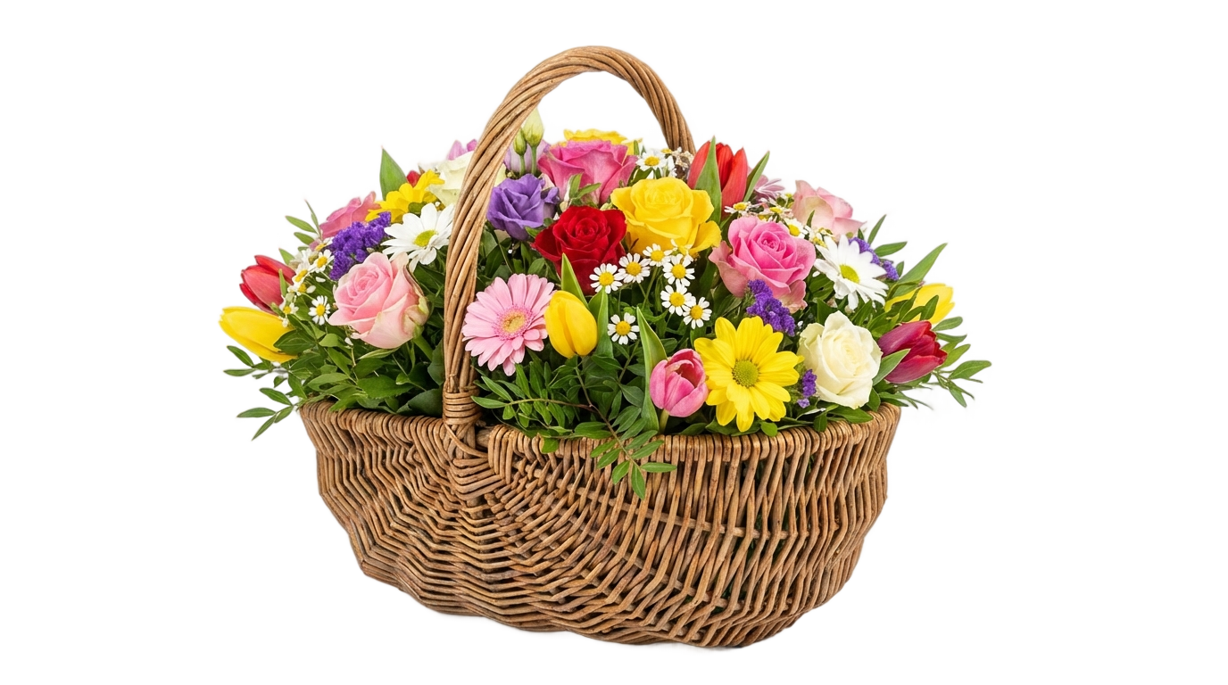flower basket png clipart PNG transparent background