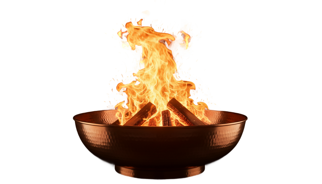 fire bowl png PNG transparent background
