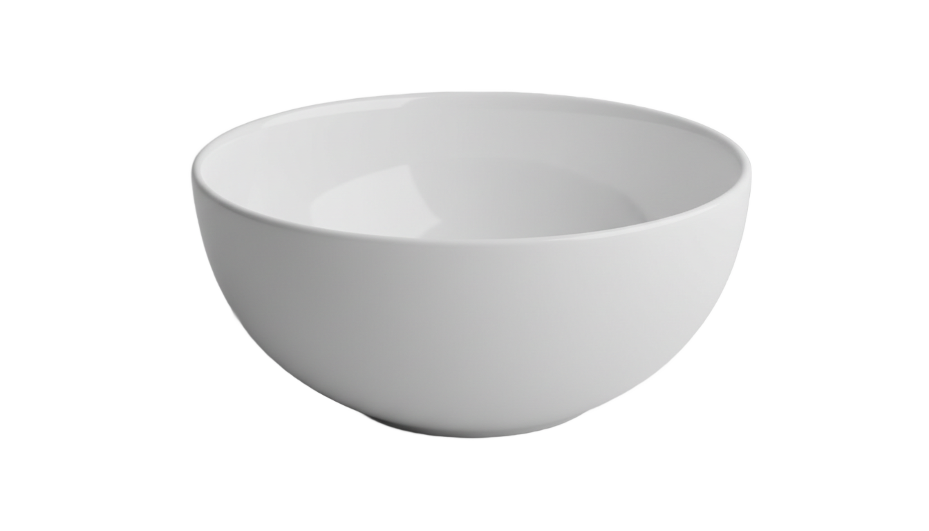 white bowl png PNG transparent background