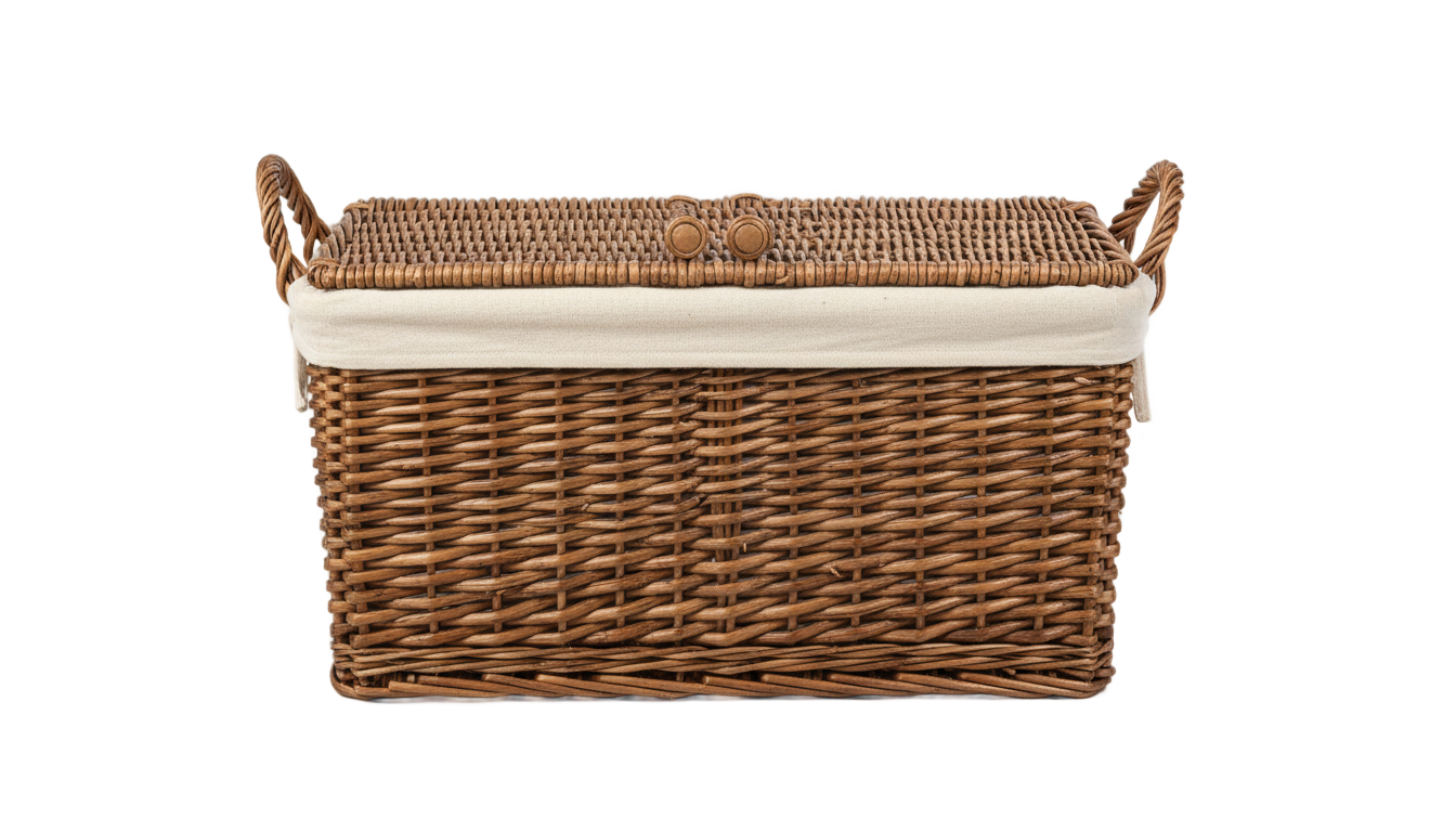 hamper basket png PNG transparent background