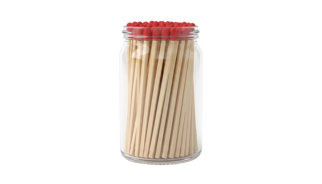 jar of matches png PNG transparent background