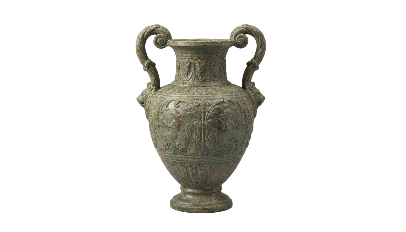 vintage vase png PNG transparent background