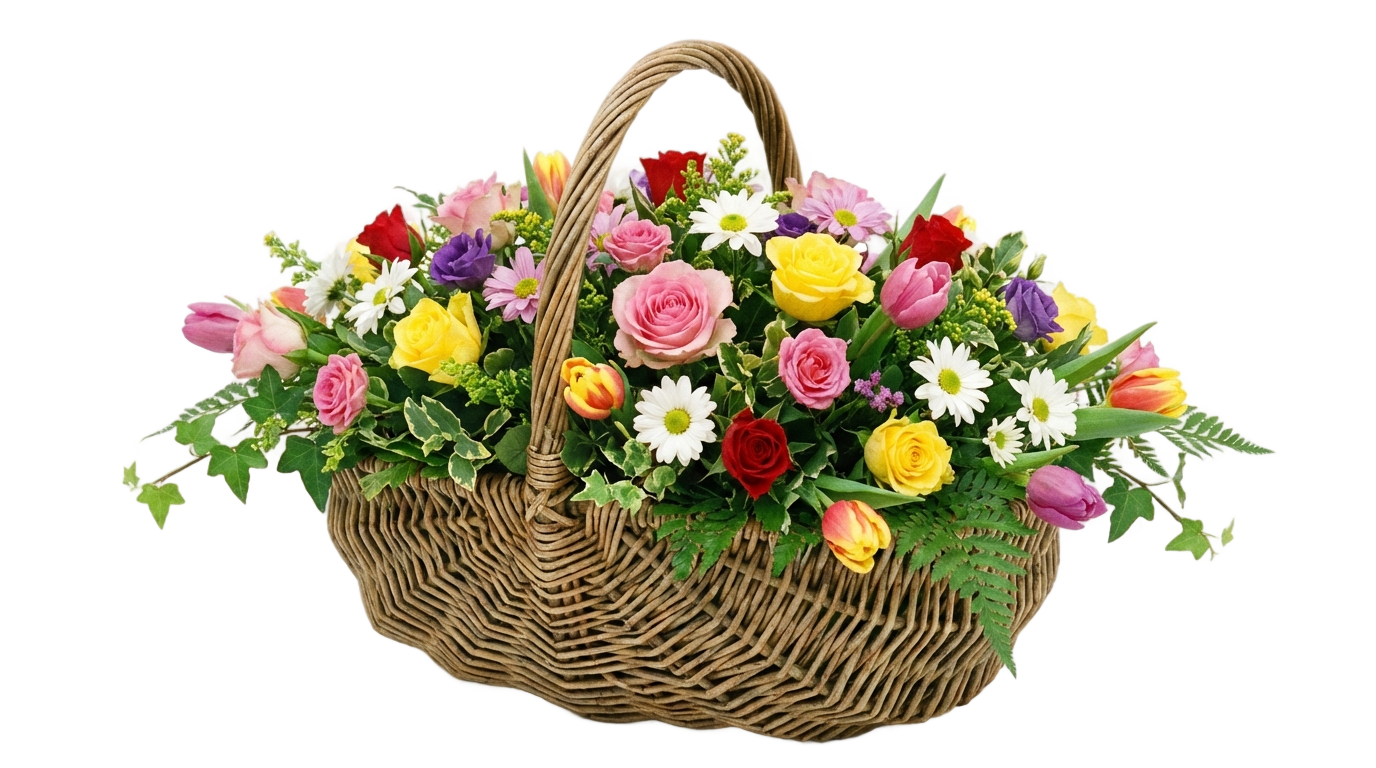 flower basket png clipart PNG transparent background