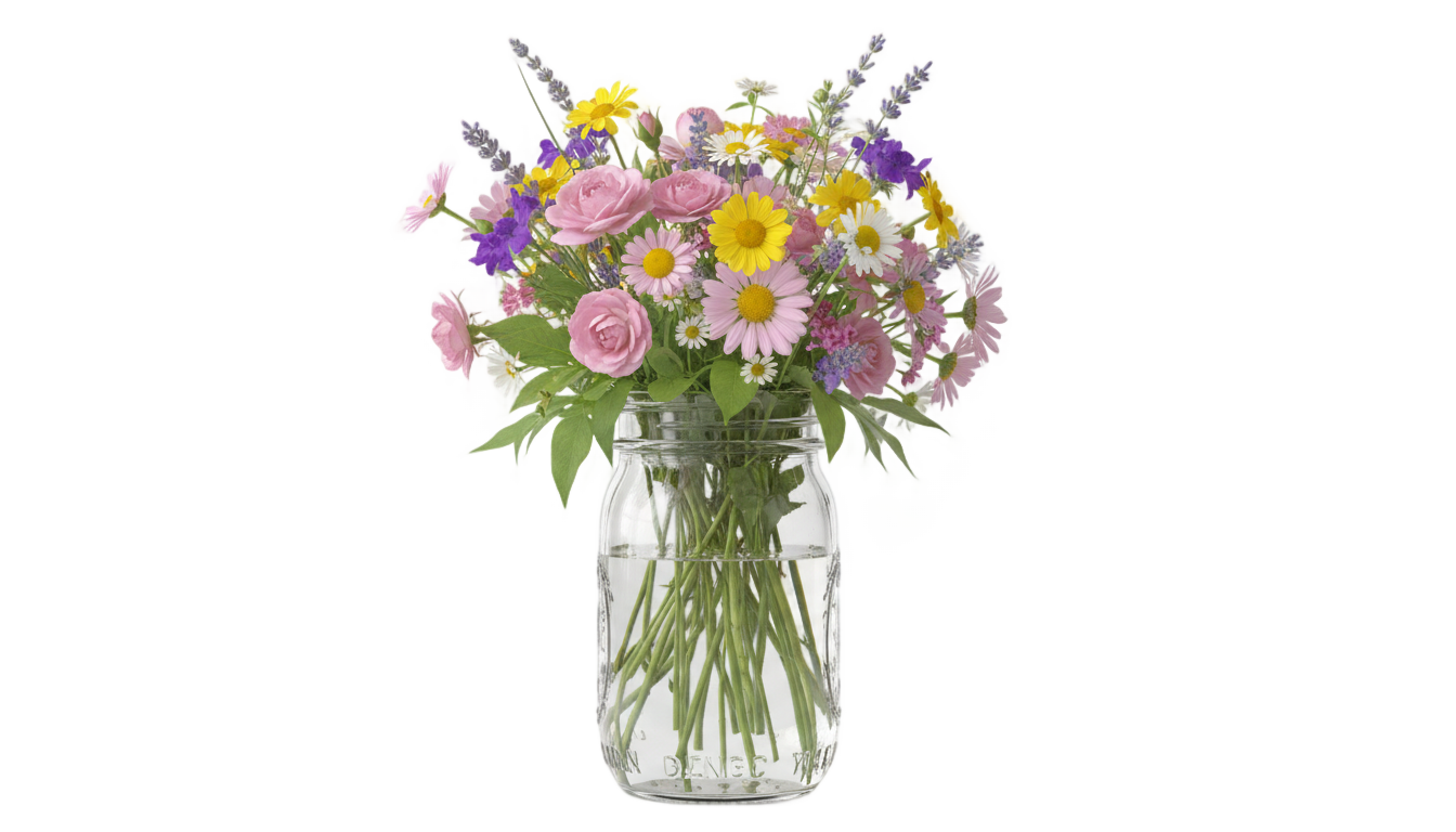 flower jar png PNG transparent background