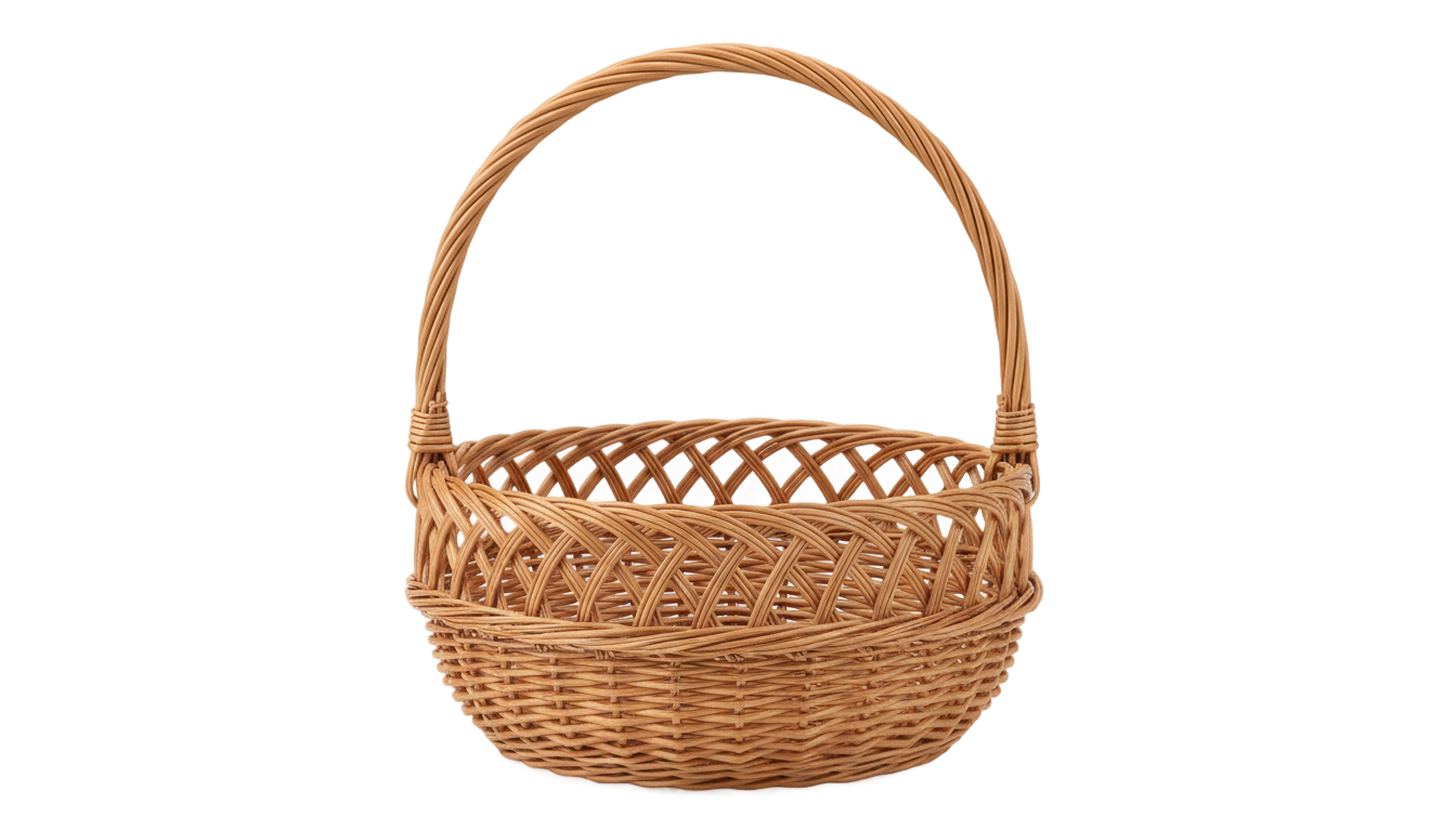 cute basket png PNG transparent background