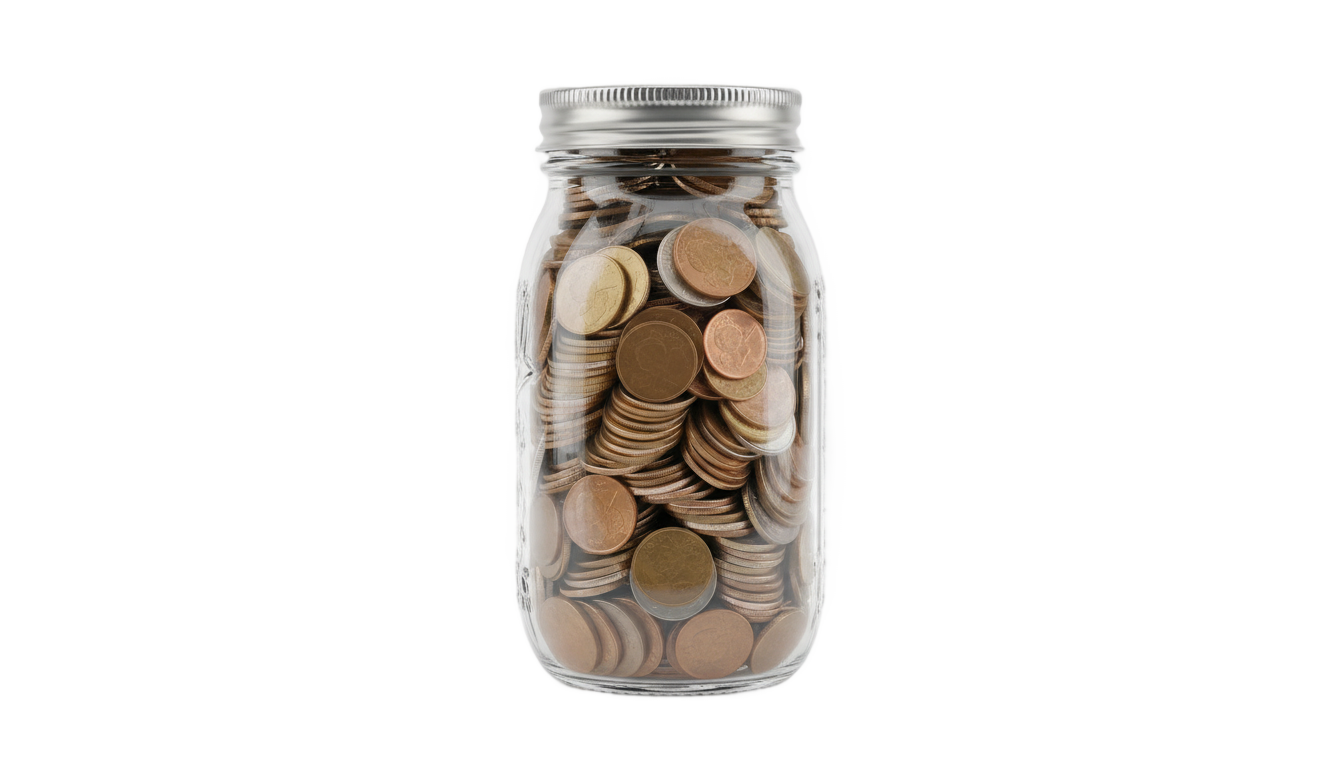 coin jar png PNG transparent background