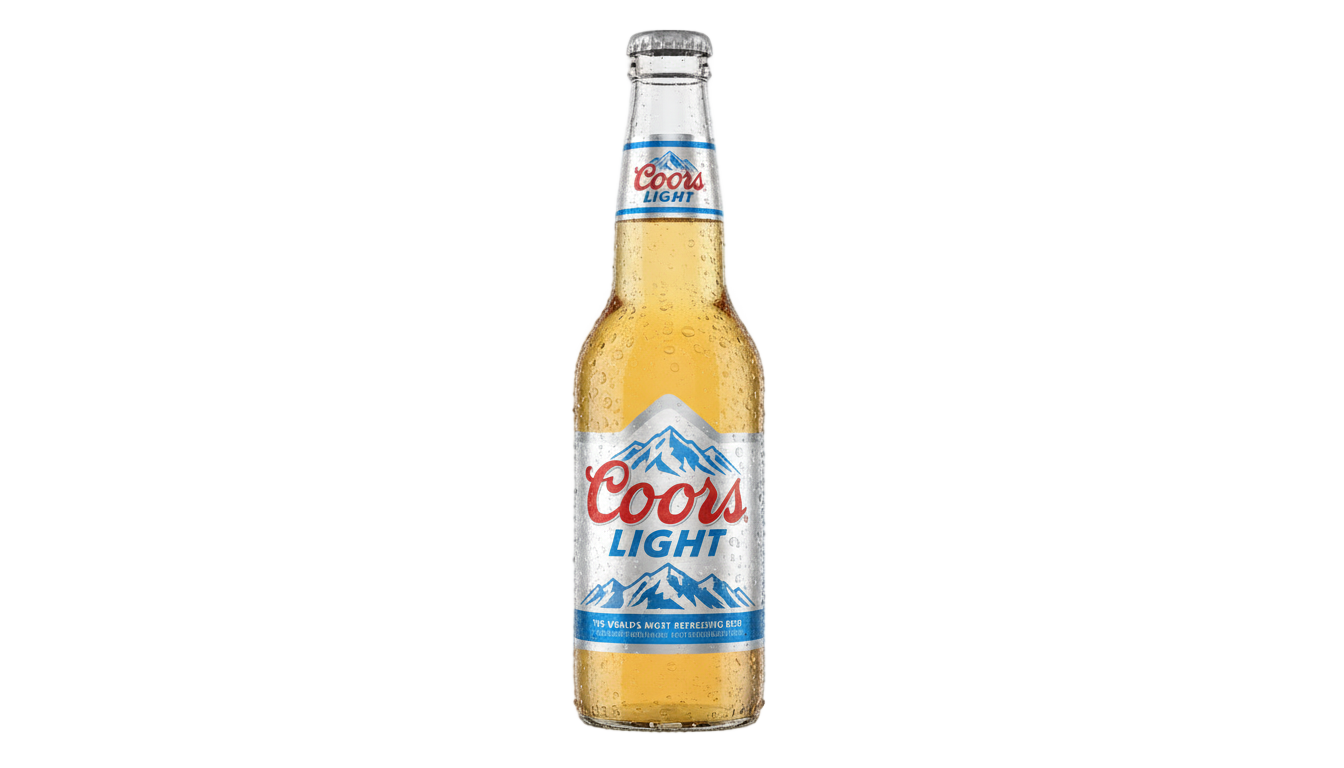 coors light bottle png PNG transparent background
