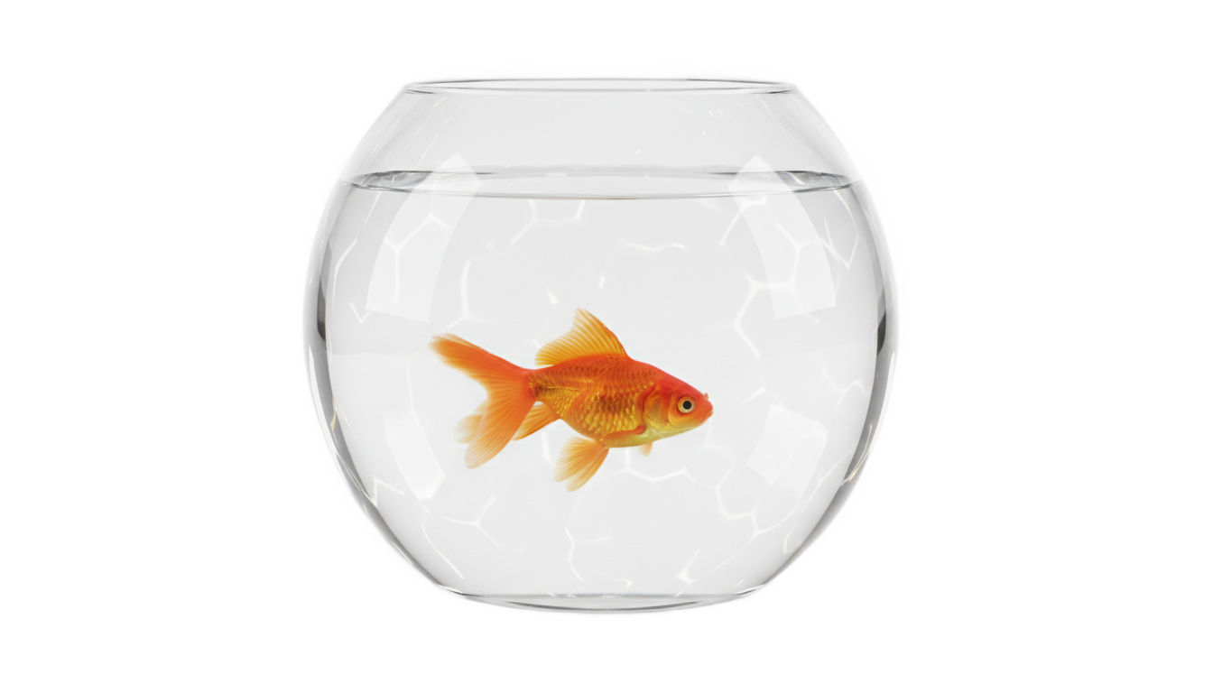 goldfish bowl png PNG transparent background