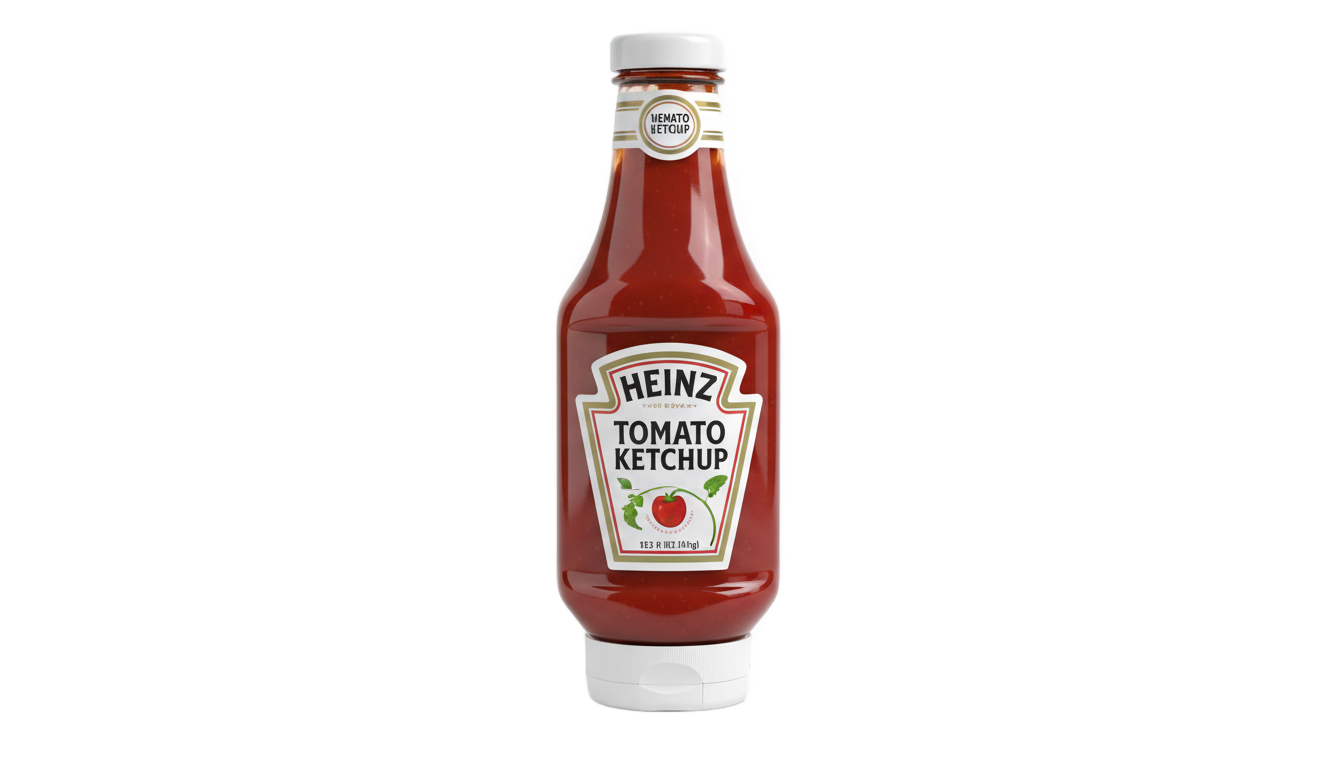 heinz ketchup bottle png PNG transparent background