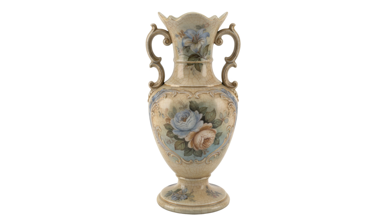 vintage flower vase png PNG transparent background