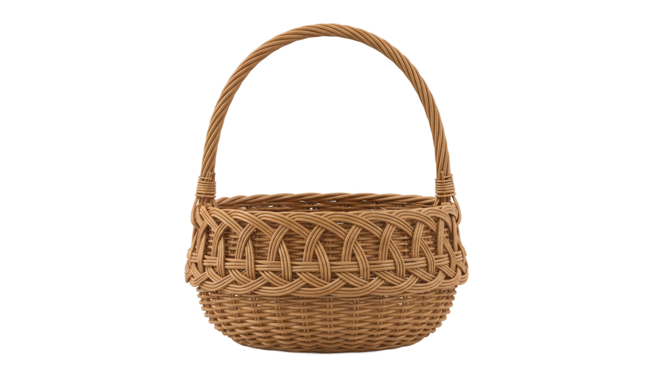 cute basket png PNG transparent background