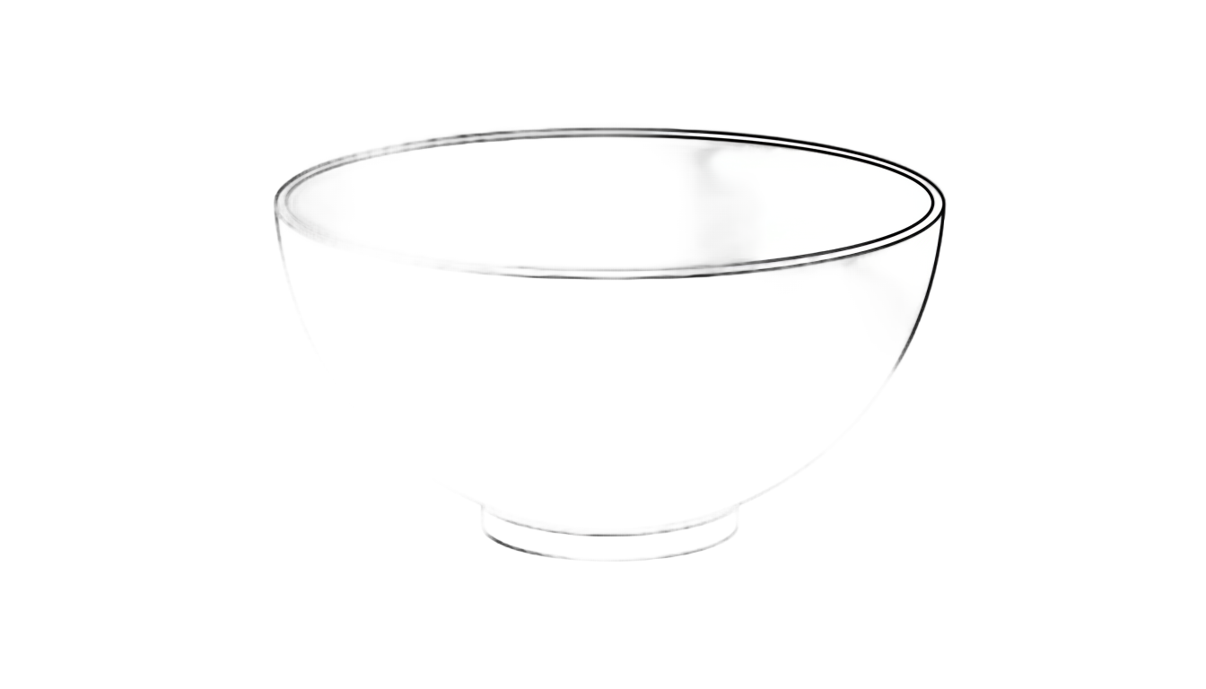 bowl outline png PNG transparent background