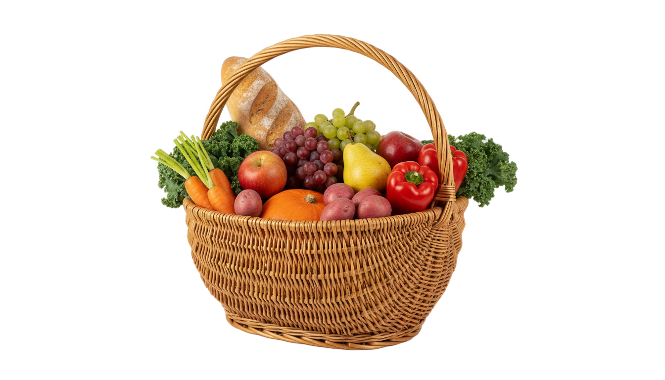 food basket png PNG transparent background