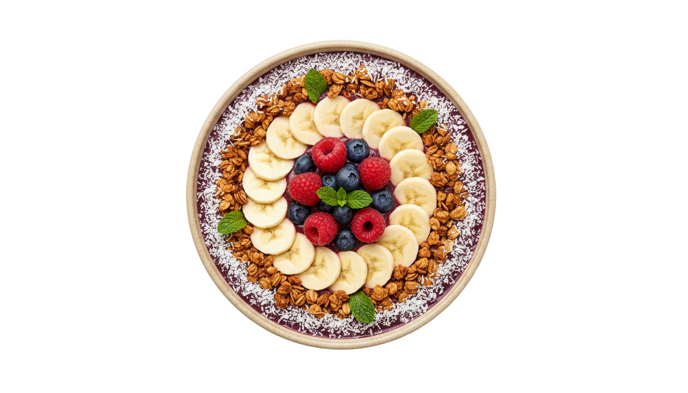 acai bowl png PNG transparent background