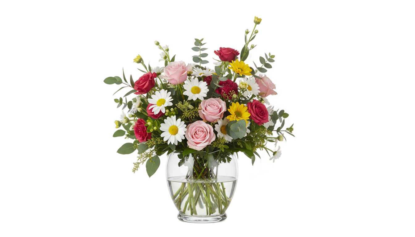 flowers vase png PNG transparent background