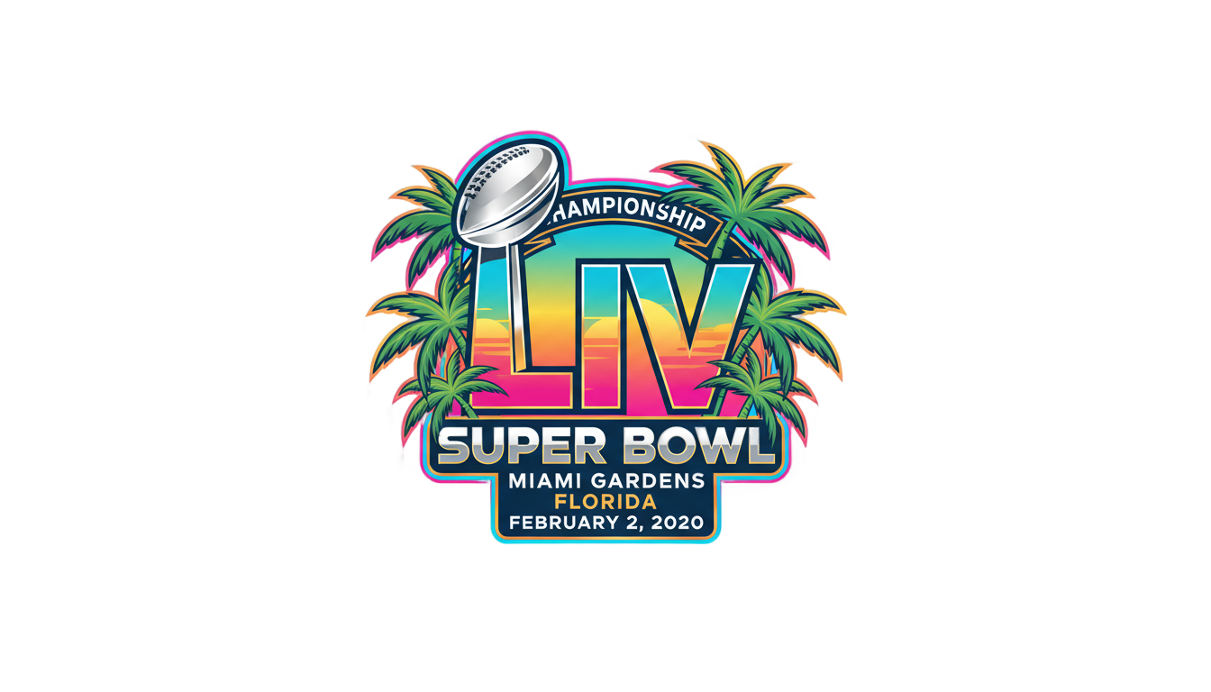 super bowl 2020 logo png PNG transparent background