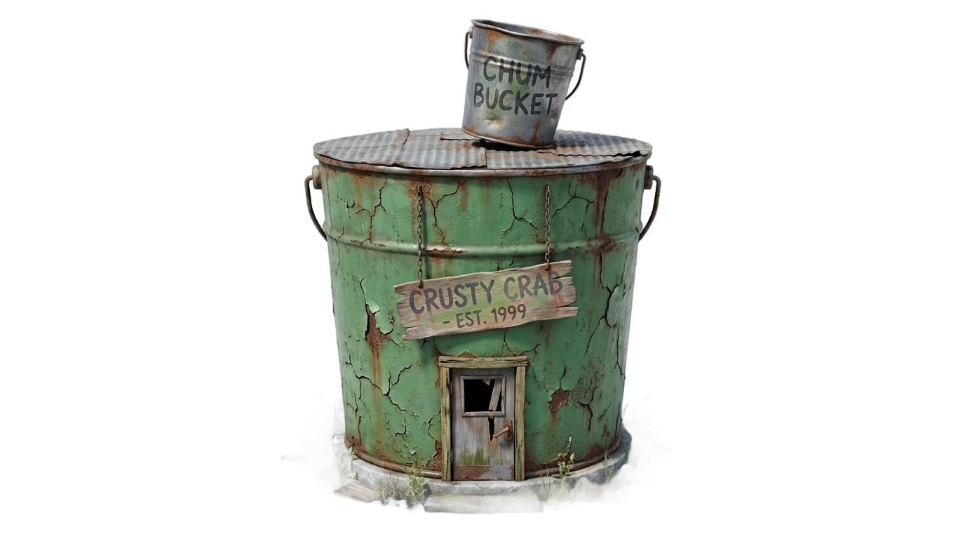 this isn't the chum bucket png PNG transparent background