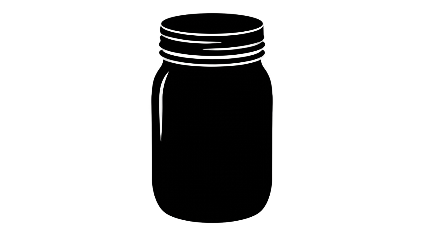 jar silhouette png PNG transparent background