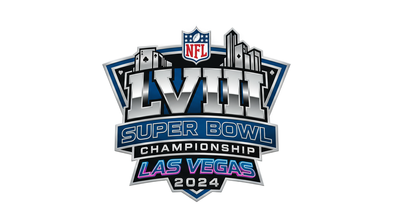 super bowl 2024 logo png PNG transparent background